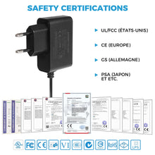 Carica l'immagine nel visualizzatore di Gallery, Caricabatterie 5V 3A 3000mA Micro USB Alimentatore per Raspberry Pi 3 Modello B+ Plus/Pi 3