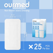 Carica l'immagine nel visualizzatore di Gallery, ourmed Cerotti sterili per ferite 8 x 10 cm, medicazione sterile autoadesiva con forte adesione, protegge da tagli e gra