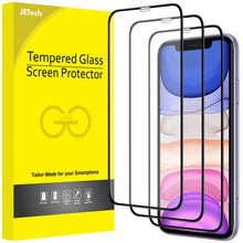 Carica l'immagine nel visualizzatore di Gallery, JETech Pellicola Protettiva Completa per iPhone 11/XR, 3 Pezzi