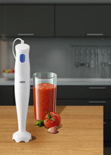 Carica l'immagine nel visualizzatore di Gallery, Braun Frullatore a Immersione MQ10.001PWH + Bicchiere graduato 600ml, 5 ANNI DI ASSISTENZA, Leggero, Sistema EasyTwist p