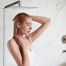 Carica l'immagine nel visualizzatore di Gallery, Ibergrif M20292 Soffione Doccia 20cm Quadrato Effetto Pioggia Inox