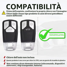 Carica l'immagine nel visualizzatore di Gallery, Cover Chiave Auto per Audi A4 B9 Avant A5 A3 Q5 Q7 Q2 TT TTS TTRS