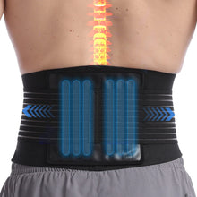 Carica l'immagine nel visualizzatore di Gallery, Paskyee Fascia Lombare Supporto con 6 supporti - Tutore per la schiena per alleviare il dolore da scoliosi e sciatica - 