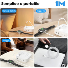 Carica l'immagine nel visualizzatore di Gallery, Caricatore Per Apple Watch，Cavo USB-C Magnetico da 1M Per Carica Rapida