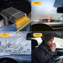 Carica l'immagine nel visualizzatore di Gallery, Riscaldatore per auto, riscaldatore/sbrinatore per auto da 120 W, ventilatore per auto 2 in 1 con funzione di riscaldame