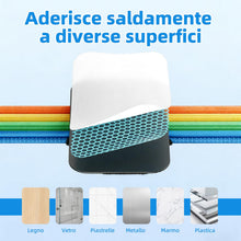 Carica l'immagine nel visualizzatore di Gallery, Carehabi 100 pezzi di fermacavi autoadesivi, 30x90 mm per la cable management, accessori scrivania a strappo con tenuta 