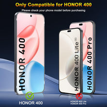 Carica l'immagine nel visualizzatore di Gallery, QULLOO Vetro Temperato per Honor 400 5G, 2 Pezzi Pellicola Vetro Protettiva e 2 Pezzi Pellicola Fotocamera, Durezza 9H A
