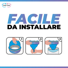 Carica l'immagine nel visualizzatore di Gallery, Fam Fun - 5 Ricariche Extra Lunghe Profumate Compatibili con Mangiapannolini Maialino Foppapedretti Angelcare - Contengo