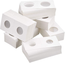Carica l'immagine nel visualizzatore di Gallery, 300 Pezzi Cartoncini per Monete Flip Mega Assortimento, 2 da 2 Pollici per Rifornimenti di Raccolta Monete (6 Dimensioni