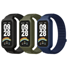 Carica l'immagine nel visualizzatore di Gallery, 3 Pezzi Cinturini Compatibili con Xiaomi Smart Band 9 Active, Cinturino in Nylon Traspirante per Xiaomi Smart Band 9 Act