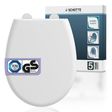 Carica l'immagine nel visualizzatore di Gallery, Sedile WC con abbassamento automatico, certificato TÜV, coperchio rimovibile in materiale infrangibile, facile da montar