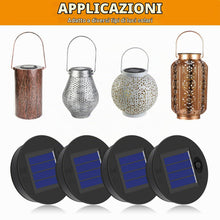 Carica l'immagine nel visualizzatore di Gallery, Ricambi per Luci Solari, 4 Pezzi Ricambio Pannello Solare per Luci (7cm)
