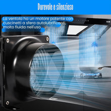 Carica l'immagine nel visualizzatore di Gallery, Joycabin Ventilatore Tubolare, 100 mm, Ventilatore di Scarico, Ventilatore Tubolare con Regolatore di Velocità, Resisten