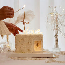 Carica l'immagine nel visualizzatore di Gallery, 24 Candele Torta Compleanno Spirale Champagne