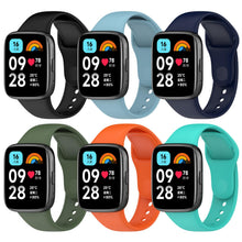 Carica l'immagine nel visualizzatore di Gallery, BDIG 6PCS Cinturino Compatibile con Xiaomi Redmi Watch 3 Active, Braccialetto Sportivo di Ricambio in Morbido Silicone