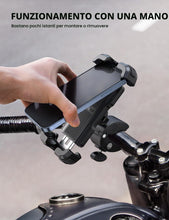 Carica l'immagine nel visualizzatore di Gallery, Lamicall Supporto Telefono Bicicletta, Porta Cellulare Moto - Aggiornato Clip del Manubrio di Installazione Rapida, Port