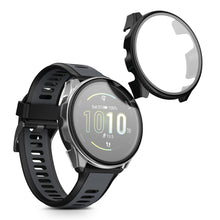 Carica l'immagine nel visualizzatore di Gallery, kwmobile 2x Custodia Rigida Smartwatch Compatibile con Garmin Forerunner 165 / Forerunner 165 Music Cover - Case Vetro T