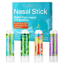 Carica l'immagine nel visualizzatore di Gallery, Nasal Stick 4 Pack, Bastone Nasale Agli Oli Essenziali, Effetto Fresco Lenitivo,Rilassa la Mente e il Corpo,Migliora la 