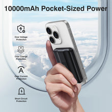 Carica l'immagine nel visualizzatore di Gallery, AOGUERBE PowerBank per MagSafe, 10000mAh Power Bank Magnetico per iPhone