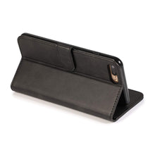 Carica l'immagine nel visualizzatore di Gallery, Custodia Cover in Pelle per iPhone 7 Plus/iPhone 8 Plus, Nero