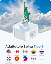 Carica l'immagine nel visualizzatore di Gallery, LENCENT Adattatore Presa Americana, Adattatore Spina Tipo B USA Germania