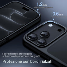 Carica l'immagine nel visualizzatore di Gallery, JETech Cover Opaca per iPhone 18 Pro, Nero
