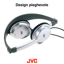 Carica l'immagine nel visualizzatore di Gallery, JVC HA-L50 Cuffie On-Ear Leggere e Pieghevoli con Jack 3,5 mm, Bianco