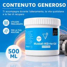 Carica l'immagine nel visualizzatore di Gallery, Nation of Strong Pro Active Muscle - 500ml Gel Ointment - Pomata Terapeutica Naturale - Gel per il Benessere Muscolare, 
