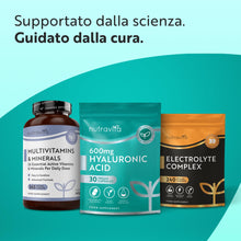 Carica l'immagine nel visualizzatore di Gallery, Nutravita Acido Ialuronico 600mg - 90 Capsula - Vegana - 3 Mesi