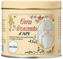 Carica l'immagine nel visualizzatore di Gallery, CERA NOVECENTO Cera d'Api, Neutra, 500 ml Cera in pasta universale per mobili in legno ma anche pietra, marmo,metallo, c