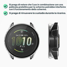 Carica l'immagine nel visualizzatore di Gallery, kwmobile 2x Custodia Rigida Smartwatch Compatibile con Garmin Forerunner 165 / Forerunner 165 Music Cover - Case Vetro T