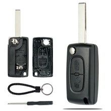 Carica l'immagine nel visualizzatore di Gallery, SUPALAND Guscio Chiave di Ricambio a 2 Tasti Per Telecomando Auto Con Lama Hu83 CE0536 PerCitroen C2 C3 C4 C5 C6 C8 Pica