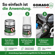 Carica l'immagine nel visualizzatore di Gallery, GOMAGO Protezione per martore per la Vostra Auto | Estrae la martora in Modo affidabile e Semplice dal vano Motore | Alt