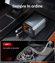 Carica l'immagine nel visualizzatore di Gallery, Coolpow Caricatore Auto USB C【Ricarica Rapido】Accendisigari USB Retrattile