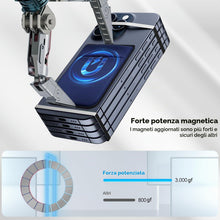 Carica l'immagine nel visualizzatore di Gallery, CloudValley Portafoglio magnetico per carte di credito progettato per iPhone MagSafe, custodia elastica in lycra doppia 