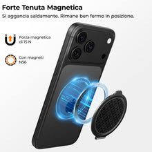 Carica l'immagine nel visualizzatore di Gallery, BENKS ArmorPop Anello Magnetico Cellulare per MagSafe - Impugnatura e Supporto Regolabile in Fibra Aramidica, Leggero e 
