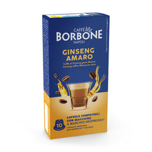 Carica l'immagine nel visualizzatore di Gallery, Caffè Borbone Ginseng Amaro - Senza Zuccheri aggiunti - 10 Capsule - Compatibili con macchine ad uso domestico Nespresso