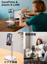 Carica l'immagine nel visualizzatore di Gallery, COOPER ChatStand, Supporto Telefono da Scrivania Regolabile per Registrazione Video, Porta Cellulare da Tavolo, Porta Te