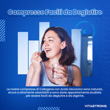 Carica l'immagine nel visualizzatore di Gallery, Vitastrong Collagene Idrolizzato con Vitamina C 2000mg, Acido Ialuronico