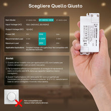 Carica l'immagine nel visualizzatore di Gallery, REYLAX Alimentatore LED 12V 30W, Trasformatore 220 12V Alimentatore 2.5A