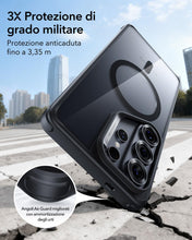 Carica l'immagine nel visualizzatore di Gallery, ESR Cover MagSafe per Samsung Galaxy S26 Ultra, Negro transparente