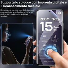 Carica l'immagine nel visualizzatore di Gallery, Pellicola Vetro Temperato per Xiaomi Redmi Note 15 Pro Plus 5G/Poco M8 Pro con Protezione Lente Pellicola Fotocamera, Du