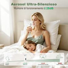 Carica l'immagine nel visualizzatore di Gallery, Aerosol Portatile Silenzioso per Adulti e Bambini