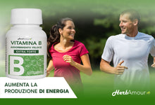 Carica l'immagine nel visualizzatore di Gallery, HerbAmour Vitamina B Complex 365 Compresse 12 Mesi con Biotina