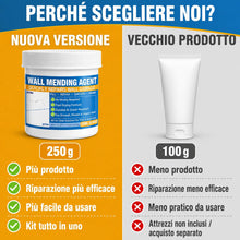 Carica l'immagine nel visualizzatore di Gallery, Stucco per Muro Bianco Pronto, 250g Stucco Muro per Buchi, Crepe, Sfogliature &amp; Graffiti, Con Patch per Cartongesso, Spa