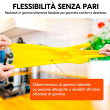 Carica l'immagine nel visualizzatore di Gallery, Vgo... Guanti domestici in lattice riutilizzabili(HH4601,L)