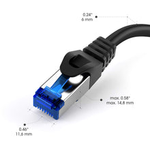 Carica l'immagine nel visualizzatore di Gallery, KabelDirekt – Cavo di Rete schermato 10Gbit/s – 10m, argento