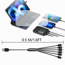 Carica l'immagine nel visualizzatore di Gallery, CERRXIAN USB 1 maschio a 6 maschi USB C Splitter Y Cavo Type-C Y splitter supporta la trasmissione dati di dischi U, tas