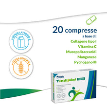 Carica l'immagine nel visualizzatore di Gallery, Fidia Farmaceutici TendiJoint FORTE - 20 Compresse, Integratore Alimentare Senza Glutine e Lattosio