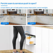 Carica l'immagine nel visualizzatore di Gallery, Push Pull per Ante Jiayi 2 Pezzi Apertura a Pressione Ante Chiusura Magnetico Pressione Home Push to Open Custodia in Al